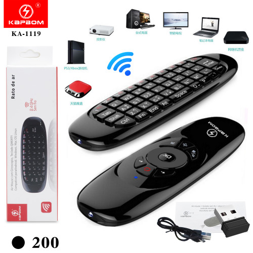 Controle Remoto C/ Mini Teclado Universal Controle Remoto C/ Mini Teclado Universal