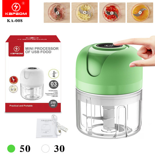 Mini Processador 3 Lâminas 250ML Mini Processador 3 Lâminas 250ML