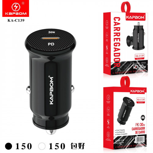 Carregador de Carro PD 30W (EMBALADO) Carregador de Carro PD 30W (EMBALADO)