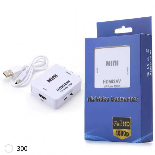 Mini Conversor HD Vídeo HDMI2AV Mini Conversor HD Vídeo HDMI2AV
