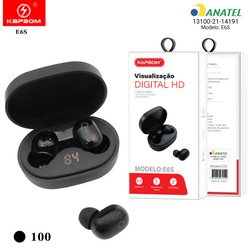 Fone de Ouvido Earbuds Basic Bluetooth Fone de Ouvido Earbuds Basic Bluetooth