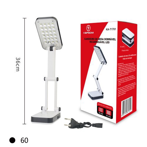 Luminária de Led Dobrável e Recarregável (EMBALADO) Luminária de Led Dobrável e Recarregável (EMBALADO)