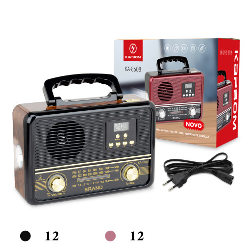 Rádio FM AM USB Bluetooth Rádio FM AM USB Bluetooth