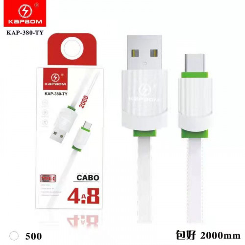 Cabo de dados 2m Type-C (EMBALADO) Cabo de dados 2m Type-C (EMBALADO)
