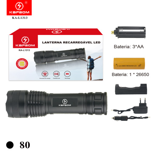 Lanterna Led Recarregável