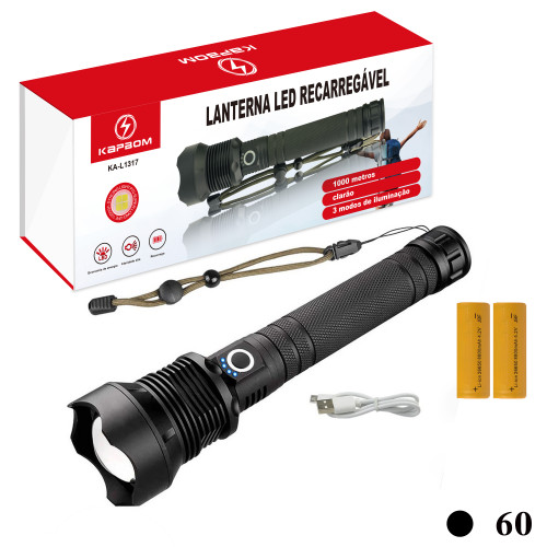 Lanterna Recarregável Led P90 Lanterna Recarregável Led P90