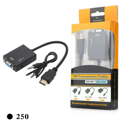 Conversor VGA para HDMI Conversor VGA para HDMI