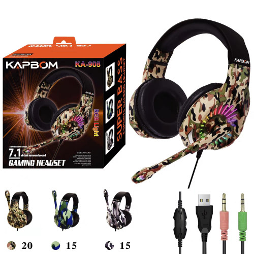 Fone Gamer com fio e microfone Fone Gamer com fio e microfone