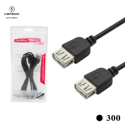 Cabo 2m USB-USB F-F (EMBALADO) Cabo 2m USB-USB F-F (EMBALADO)