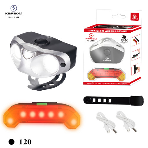 LUZ DE BICICLETA RECARREGAR LUZ DE BICICLETA RECARREGAR