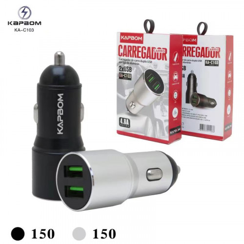 Fonte Veicular 2USB 4.8A (2.4A)Original Fonte Veicular 2USB 4.8A (2.4A)Original