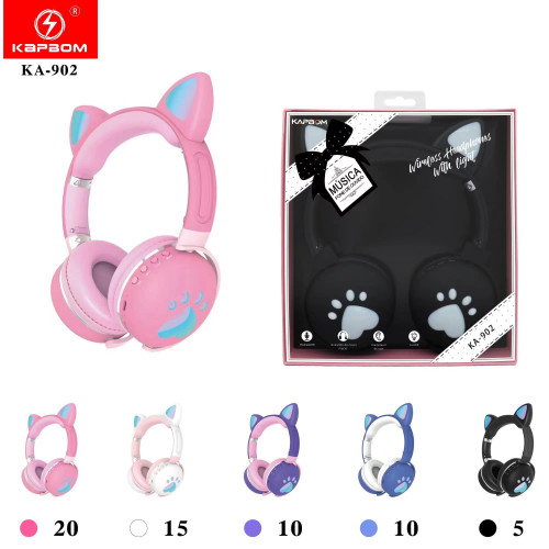 Fone de Ouvido Gatinho Estéreo BT Fone de Ouvido Gatinho Estéreo BT
