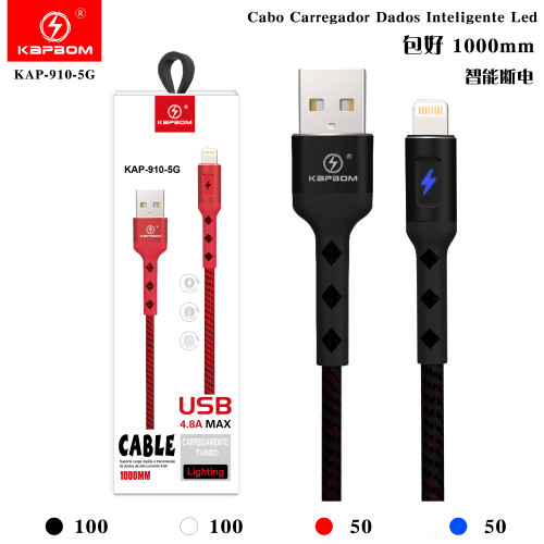 Cabo Carregador Dados Inteligente Led (POWER OFF) Cabo Carregador Dados Inteligente Led (POWER OFF)