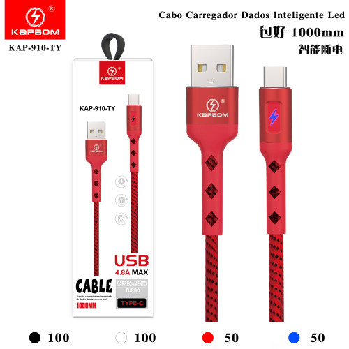 Cabo Carregador Dados Inteligente Led (POWER OFF) Cabo Carregador Dados Inteligente Led (POWER OFF)