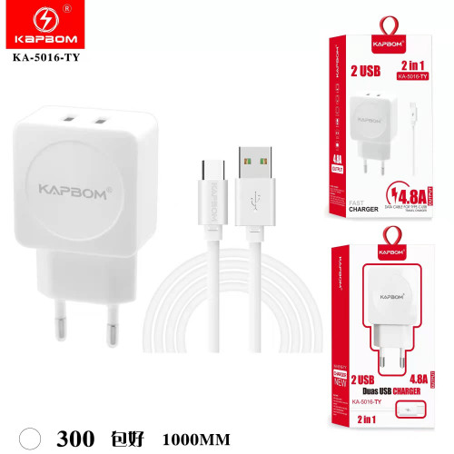 Carregador 4.8A 2USB Type-C Carregador 4.8A 2USB Type-C