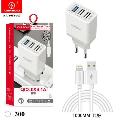 Carregador 3USB QC3.0 4.1A iOs Carregador 3USB QC3.0 4.1A iOs