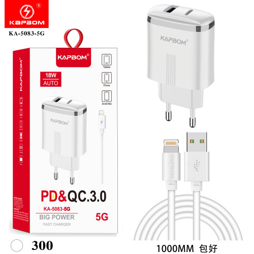 Carregador iOs QC3.0+PD 18w Carregador iOs QC3.0+PD 18w