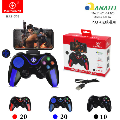 Gamepad BT compatível com P3 e P4 Gamepad BT compatível com P3 e P4
