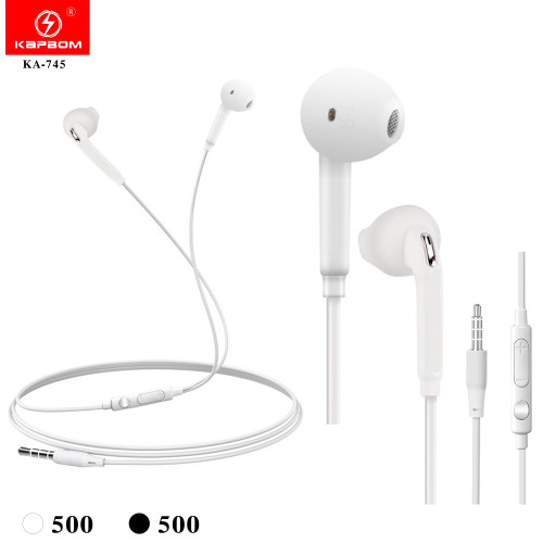 Fone intra-auricular com fio Fone intra-auricular com fio