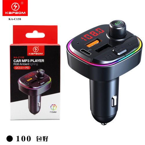 Transmissor e carregador FM veicular BT