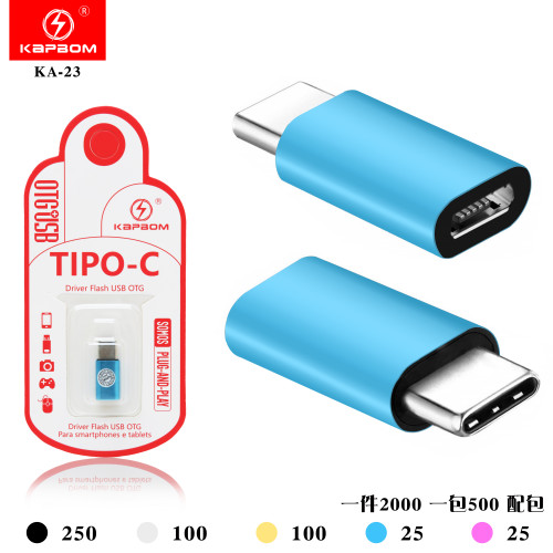 Adaptador OTG v8-type C Adaptador OTG v8-type C